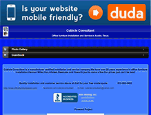 Tablet Screenshot of cubicleconsultant.com